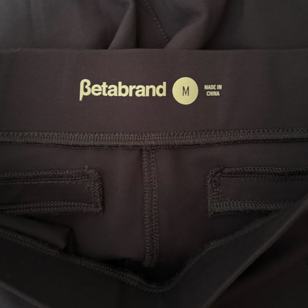 Betabrand Dress Pant Yoga Pants Women’s M Navy Bootcut Stretch Pull-On Workwear - Picture 3 of 7